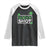 Funny St Patrick's Day Pickleball Raglan Shirt Lucky Shot Shamrock TS11 Black White Print Your Wear