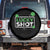 Funny St Patrick's Day Pickleball Spare Tire Cover Lucky Shot Shamrock TS11 No hole Black Print Your Wear