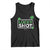Funny St Patrick's Day Pickleball Tank Top Lucky Shot Shamrock TS11 Black Print Your Wear