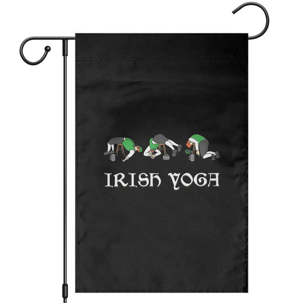 Funny St Patricks Day Beer Drinking Garden Flag Irish Yoga Leprechaun Beer Mug TS11 Black Print Your Wear