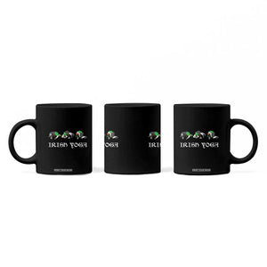 Funny St Patricks Day Beer Drinking Coffee Mug Irish Yoga Leprechaun Beer Mug TS11 Print Your Wear