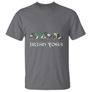 Funny St Patricks Day Beer Drinking T Shirt Irish Yoga Leprechaun Beer Mug TS11 Charcoal Print Your Wear