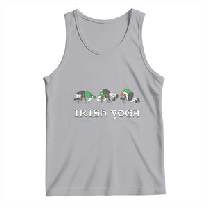 Funny St Patricks Day Beer Drinking Tank Top Irish Yoga Leprechaun Beer Mug TS11 Athletic Heather Print Your Wear