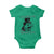 Funny St Patrick's Day Opossum Baby Onesie Just Here For The Shenanigans Shamrock TS11 Irish Green Print Your Wear