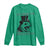 Funny St Patrick's Day Opossum Long Sleeve Shirt Just Here For The Shenanigans Shamrock TS11 Irish Green Print Your Wear