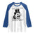 Funny St Patrick's Day Opossum Raglan Shirt Just Here For The Shenanigans Shamrock TS11 White Royal Print Your Wear