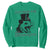 Funny St Patrick's Day Opossum Sweatshirt Just Here For The Shenanigans Shamrock TS11 Irish Green Print Your Wear