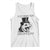Funny St Patrick's Day Opossum Tank Top Just Here For The Shenanigans Shamrock TS11 White Print Your Wear