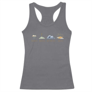 The Life Of Jesus Christ Religious Bible Verse Racerback Tank Top TS11 Charcoal Print Your Wear