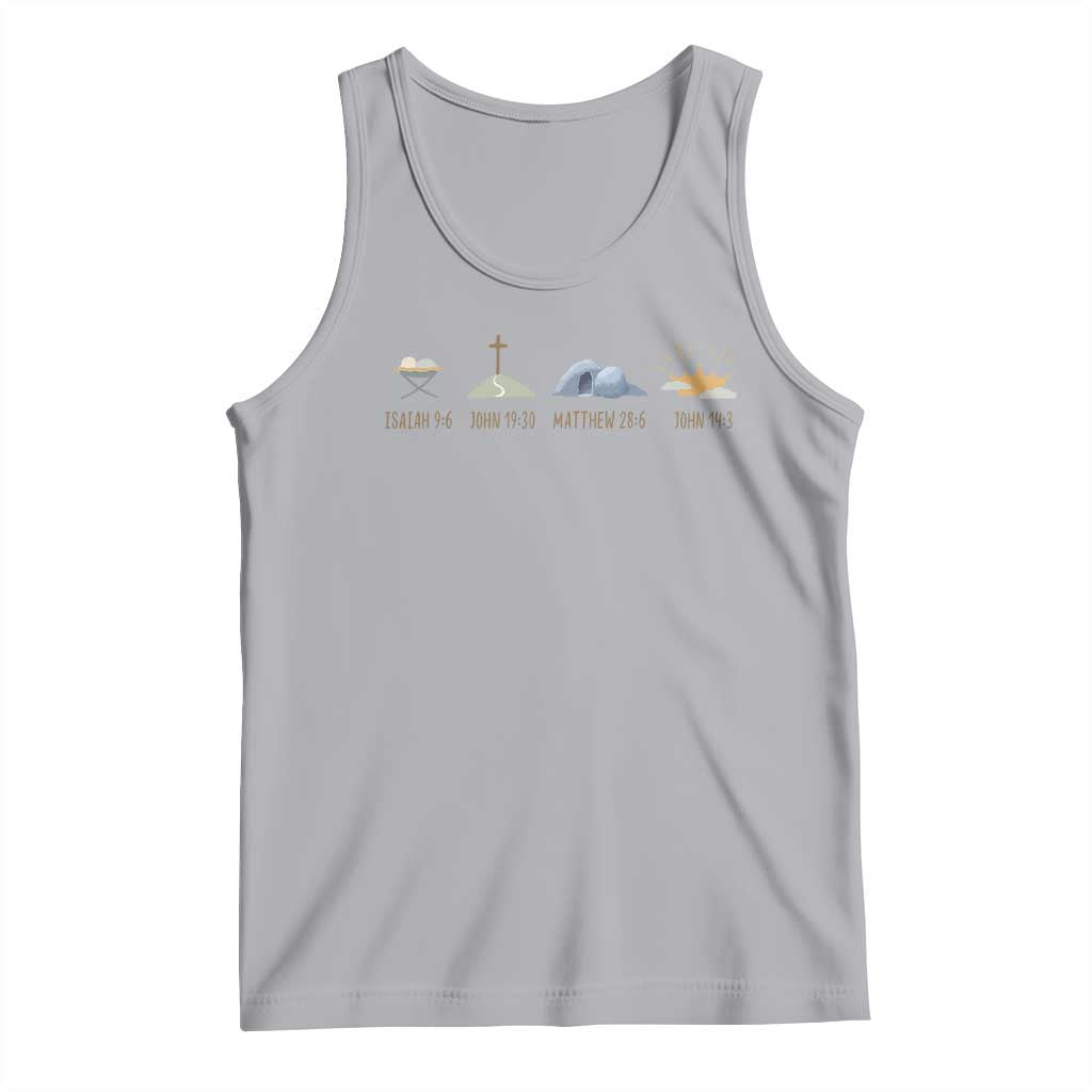 The Life Of Jesus Christ Religious Bible Verse Tank Top TS11 Athletic Heather Print Your Wear