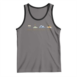 The Life Of Jesus Christ Religious Bible Verse Tank Top TS11 Deep Heather Black Print Your Wear