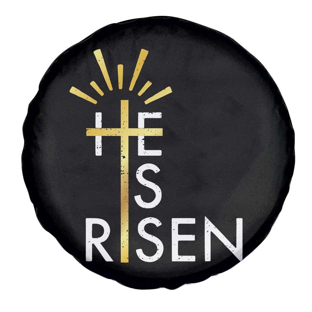 He Is Risen Spare Tire Cover Christian Easter Day Religious Bible Verse Cross TS11 Print Your Wear