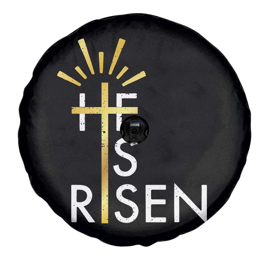 He Is Risen Spare Tire Cover Christian Easter Day Religious Bible Verse Cross TS11 Print Your Wear