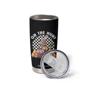 Funny Easter Day Dinosaur Bunny Tumbler Cup On The Hunt Egg Hunting TS11 Print Your Wear