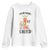 Personalized Easter Day Youth Sweatshirt Custom Text 1st Easter Cute Bunny Carrot TS11 White Print Your Wear