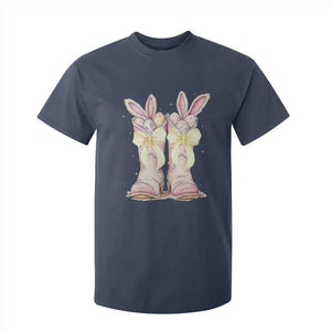 Funny Easter Day Cowgirl Egg Cowboy Boots T Shirt For Kid TS11 Navy Print Your Wear