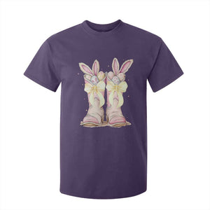 Funny Easter Day Cowgirl Egg Cowboy Boots T Shirt For Kid TS11 Purple Print Your Wear