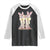 Funny Easter Day Cowgirl Egg Cowboy Boots Raglan Shirt TS11 Black White Print Your Wear