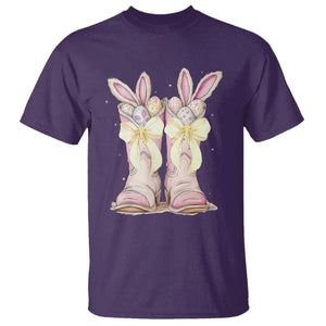 Funny Easter Day Cowgirl Egg Cowboy Boots T Shirt TS11 Purple Print Your Wear