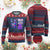 Funny Bruh It's My Birthday Knit Sweatshirt Llama Pinata Gaming Bday TS11 Burgundy Print Your Wear