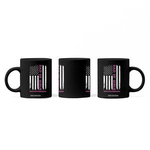 Funny Dad Of Girls Outnumbered Coffee Mug Vintage American Flag Father's Day TS11 Print Your Wear