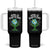 Happy Earth Day April 22 Tumbler With Handle Restore Earth Sea Turtle Tree Peace Sign TS11 One Size: 40 oz Black Print Your Wear