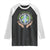 Earth Day Support Your Local Planet Raglan Shirt Peace Sign Animals TS11 Black White Print Your Wear