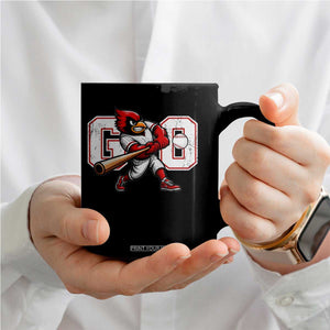 Go Cardinal Playing Baseball Graphic Coffee Mug for Sports Fan TS11 Print Your Wear
