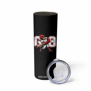 Go Cardinal Playing Baseball Graphic Skinny Tumbler for Sports Fan TS11 Print Your Wear