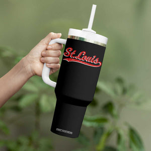 St Louis Sports Script Retro Baseball Lovers Proud City Tumbler With Handle TS11 Print Your Wear