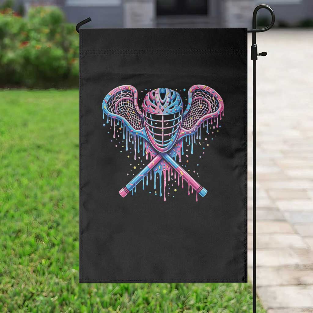 Lacrosse Drip Ice Cream Lax Helmet Sticks Sport Player Garden Flag TS11 Print Your Wear