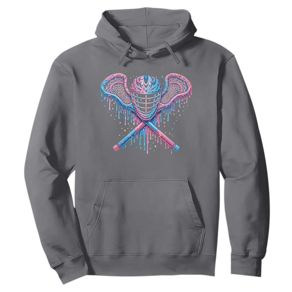 Lacrosse Drip Ice Cream Lax Helmet Sticks Sport Player Hoodie TS11 Charcoal Print Your Wear