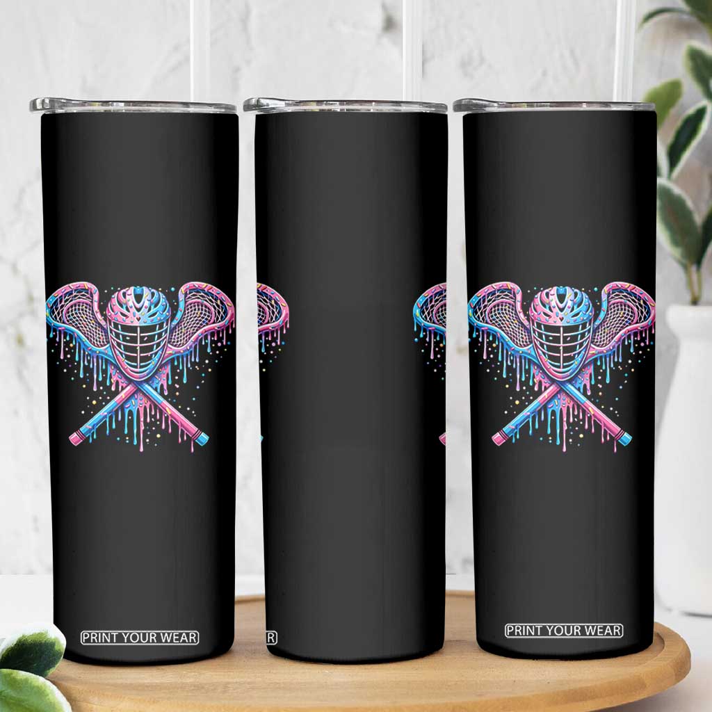 Lacrosse Drip Ice Cream Lax Helmet Sticks Sport Player Skinny Tumbler TS11 Print Your Wear