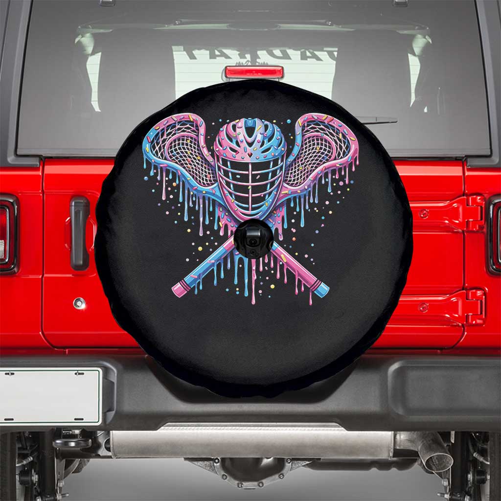 Lacrosse Drip Ice Cream Lax Helmet Sticks Sport Player Spare Tire Cover TS11 Black Print Your Wear