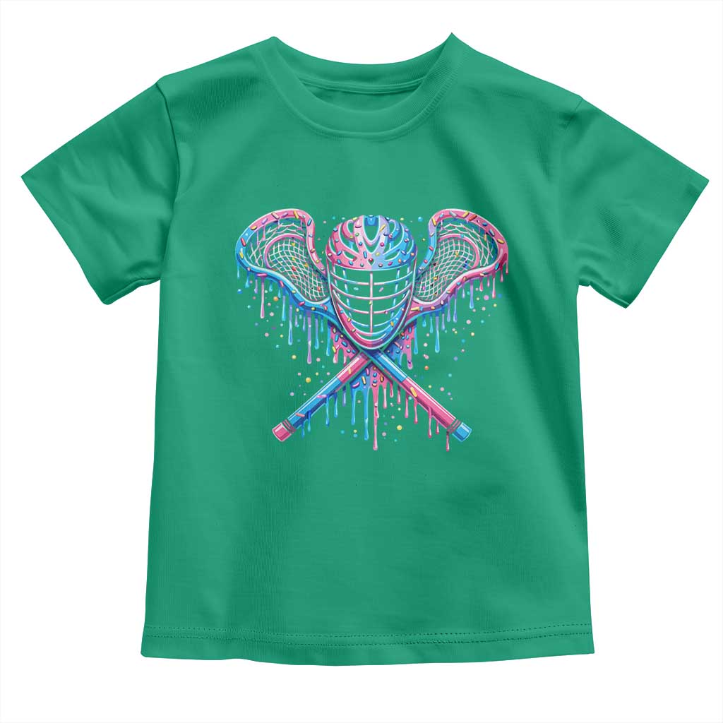 Lacrosse Drip Ice Cream Lax Helmet Sticks Sport Player Toddler T Shirt TS11 Irish Green Print Your Wear