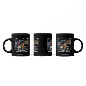 Baseball Raccoon Literally Just a Bleacher Creature Coffee Mug Funny Trash Panda Drinking Iced Coffee Ballfield TS11 Print Your Wear
