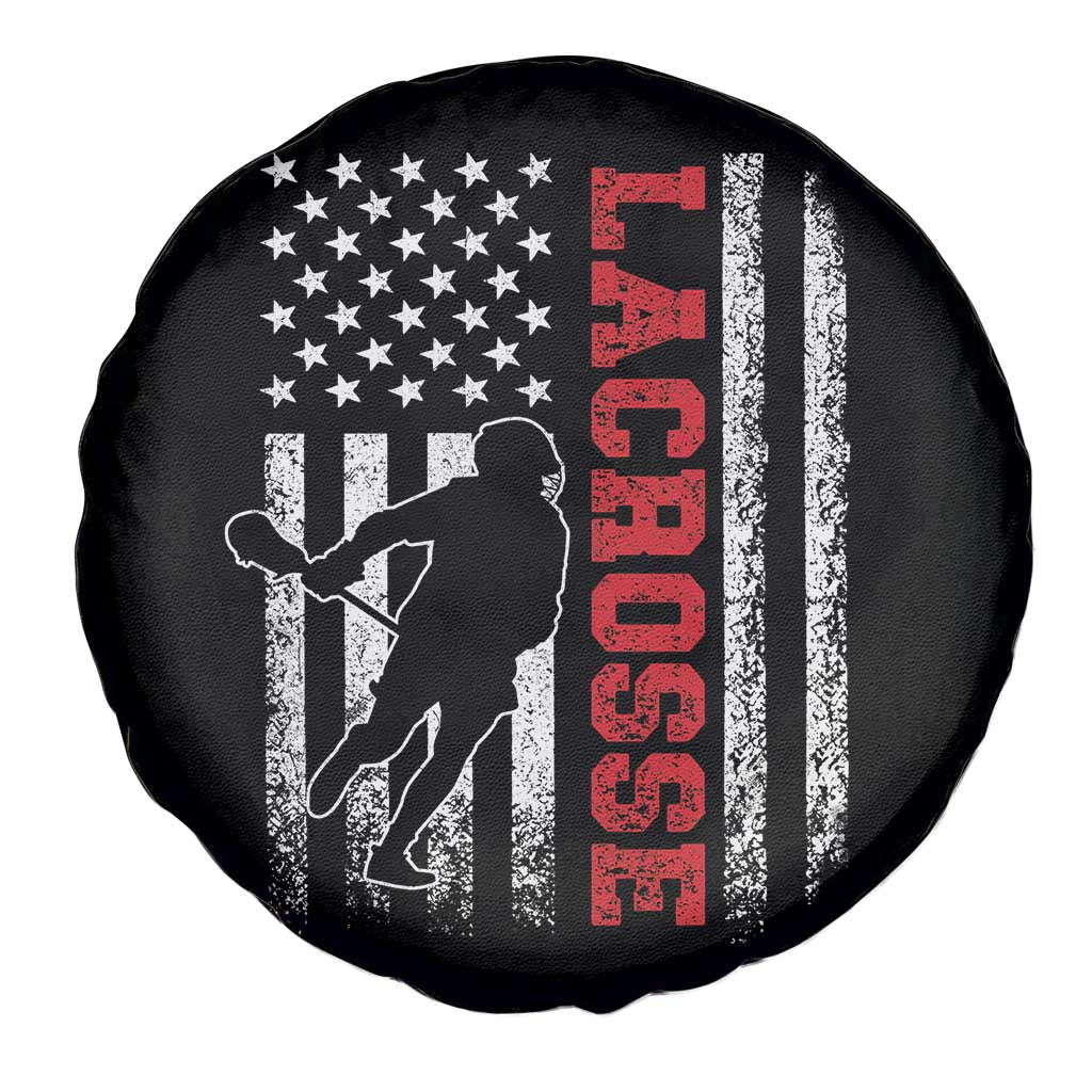 Lacrosse American Flag Lax Men 4th of July Spare Tire Cover TS11 Print Your Wear