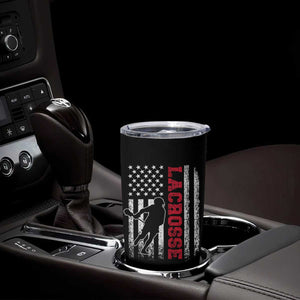 Lacrosse American Flag Lax Men 4th of July Tumbler Cup TS11 Print Your Wear