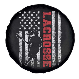 Lacrosse American Flag Lax Women 4th of July Spare Tire Cover TS11 Print Your Wear
