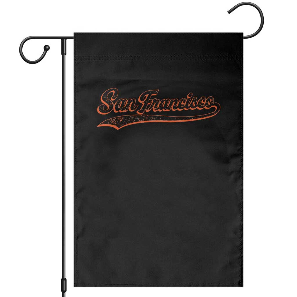 San Francisco Sports Script Retro Baseball Lovers Proud City Garden Flag TS11 Black Print Your Wear