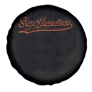 San Francisco Sports Script Retro Baseball Lovers Proud City Spare Tire Cover TS11 Print Your Wear