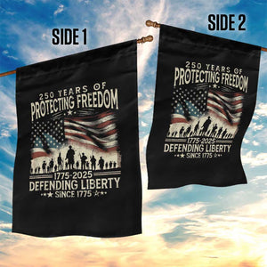 250 Years Of Protecting Freedom Defending Liberty Since 1775 Garden Flag US Military Army Birthday TS11 Print Your Wear