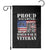 Proud Daughter Of A World War II Veteran Garden Flag American Flag Army Boots TS11 Black Print Your Wear