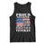 Proud Daughter Of A World War II Veteran Tank Top American Flag Army Boots TS11 Black Print Your Wear