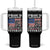 Proud Daughter Of A World War II Veteran Tumbler With Handle American Flag Army Boots TS11 One Size: 40 oz Black Print Your Wear