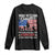 WWII Veteran Daughter Most People Never Meet Their Heroes I Was Raised By Mine Long Sleeve Shirt American Flag TS11 Black Print Your Wear