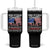 WWII Veteran Daughter Most People Never Meet Their Heroes I Was Raised By Mine Tumbler With Handle American Flag TS11 One Size: 40 oz Black Print Your Wear