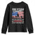 WWII Veteran Daughter Most People Never Meet Their Heroes I Was Raised By Mine Youth Sweatshirt American Flag TS11 Black Print Your Wear