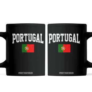 Vintage Portugal Flag Portuguese Pride Throwback Design Coffee Mug