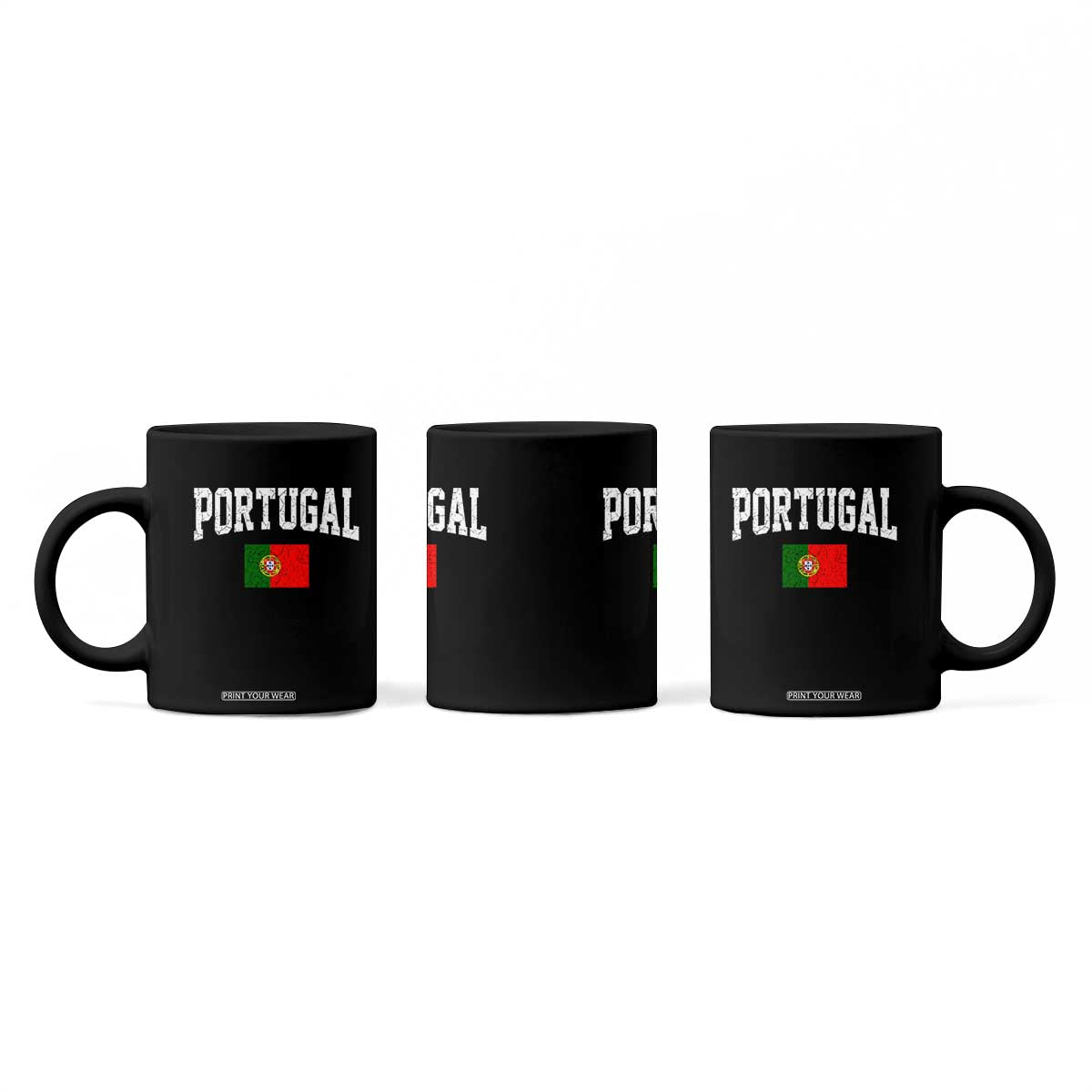 Vintage Portugal Flag Portuguese Pride Throwback Design Coffee Mug